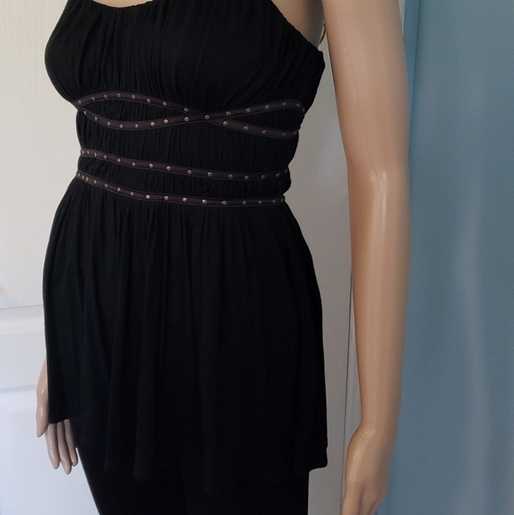 Miss  Me Black Studded Camisole Tank Top Small - Picture 8 of 8